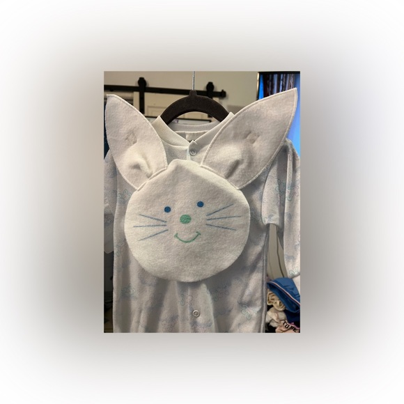 Vintage Rabbit theme baby onesie [C-9] - Picture 6 of 6